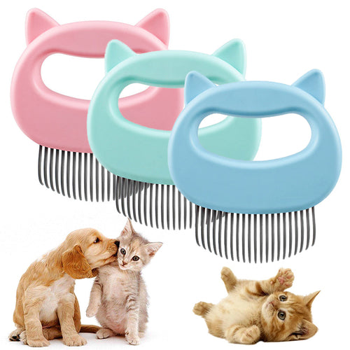 Cat grooming massage brush for deshedding