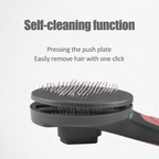 Self-Cleaning Pet Grooming Brush for Cats and Dogs