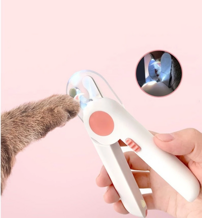 LED pet nail clippers for cats and small dogs