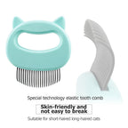 Cat Grooming Massage Brush – Gentle Deshedding Comb
