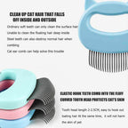 Cat Grooming Massage Brush – Gentle Deshedding Comb