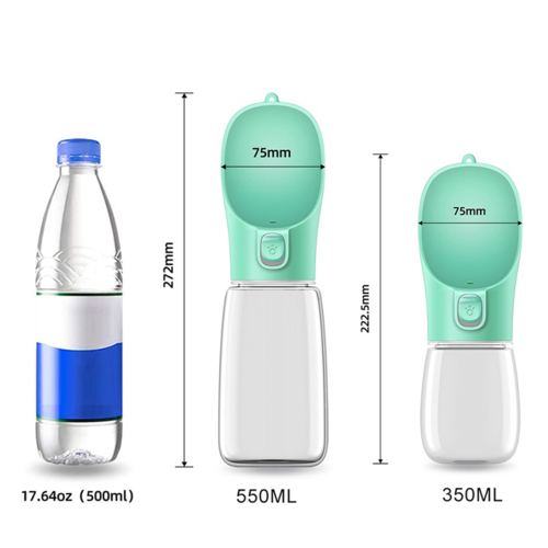 Portable Dog Water Bottle – Leak-Resistant Travel Feeder